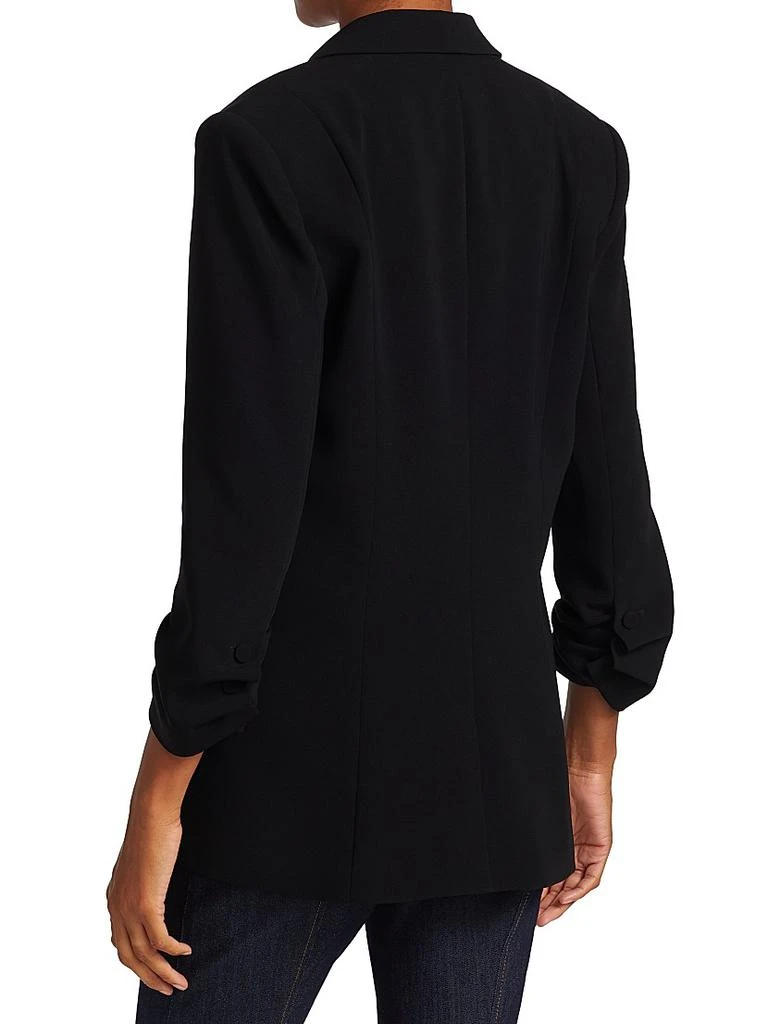 Cinq à Sept Khloe Crepe Ruched Blazer 5