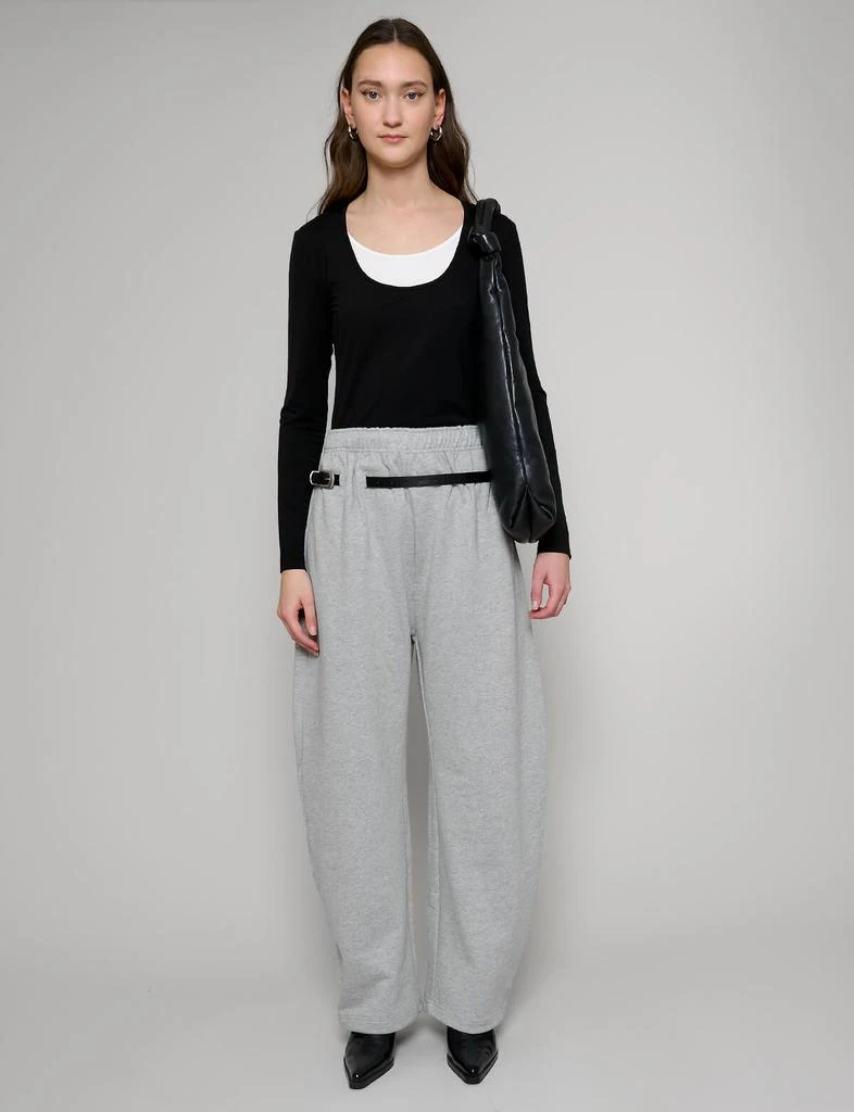 Pixie Market Belted Grey Sweatpants 2