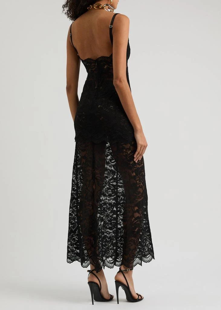 RABANNE Layered lace maxi dress 3