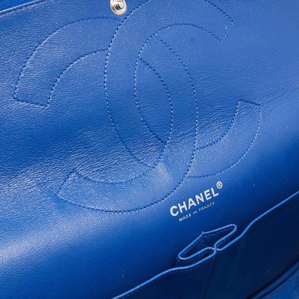 Chanel Chanel Blue Jersey Classic 227 Reissue 2.55 Flap Bag 17