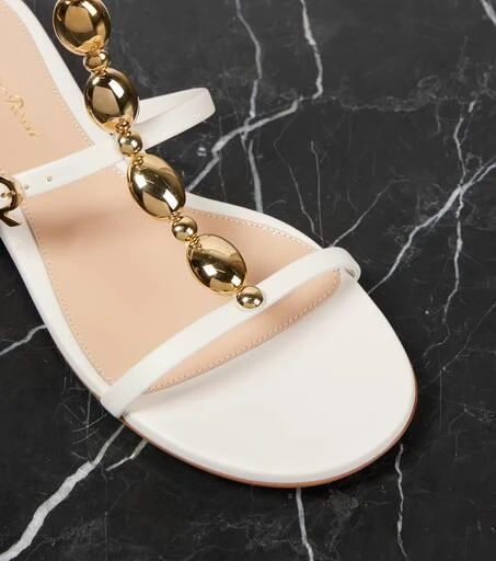 Gianvito Rossi Embellished leather sandals 5