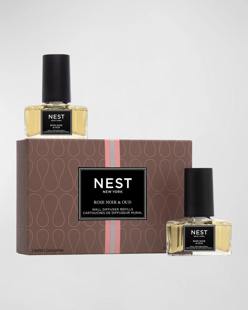 NEST New York Rose Noir & Oud Wall Diffuser Refill Duo 1