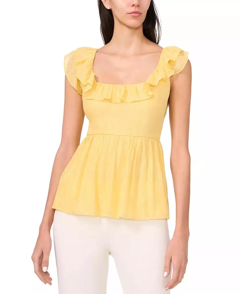 Parker Women's The Jolene Ruffle-Square-Neck Top 1