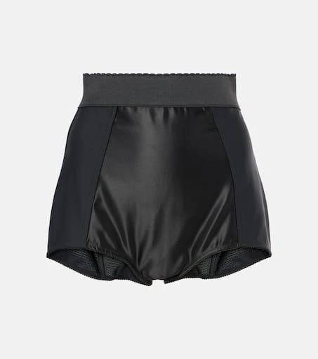 Dolce 
Gabbana Paneled high-rise shorts 1