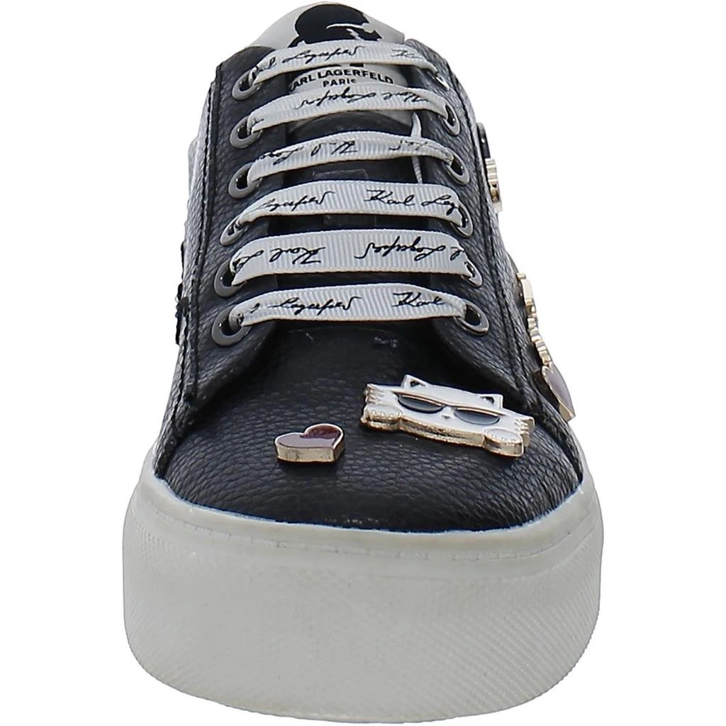 Karl Lagerfeld Paris Cate Pins Womens Leather Lifestyle Casual And Fashion Sneakers 3