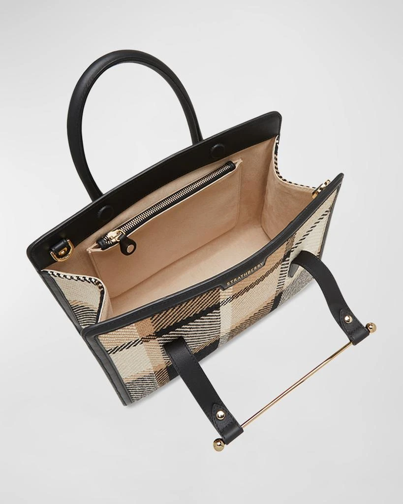 Strathberry Midi Tartan Tote Bag 3