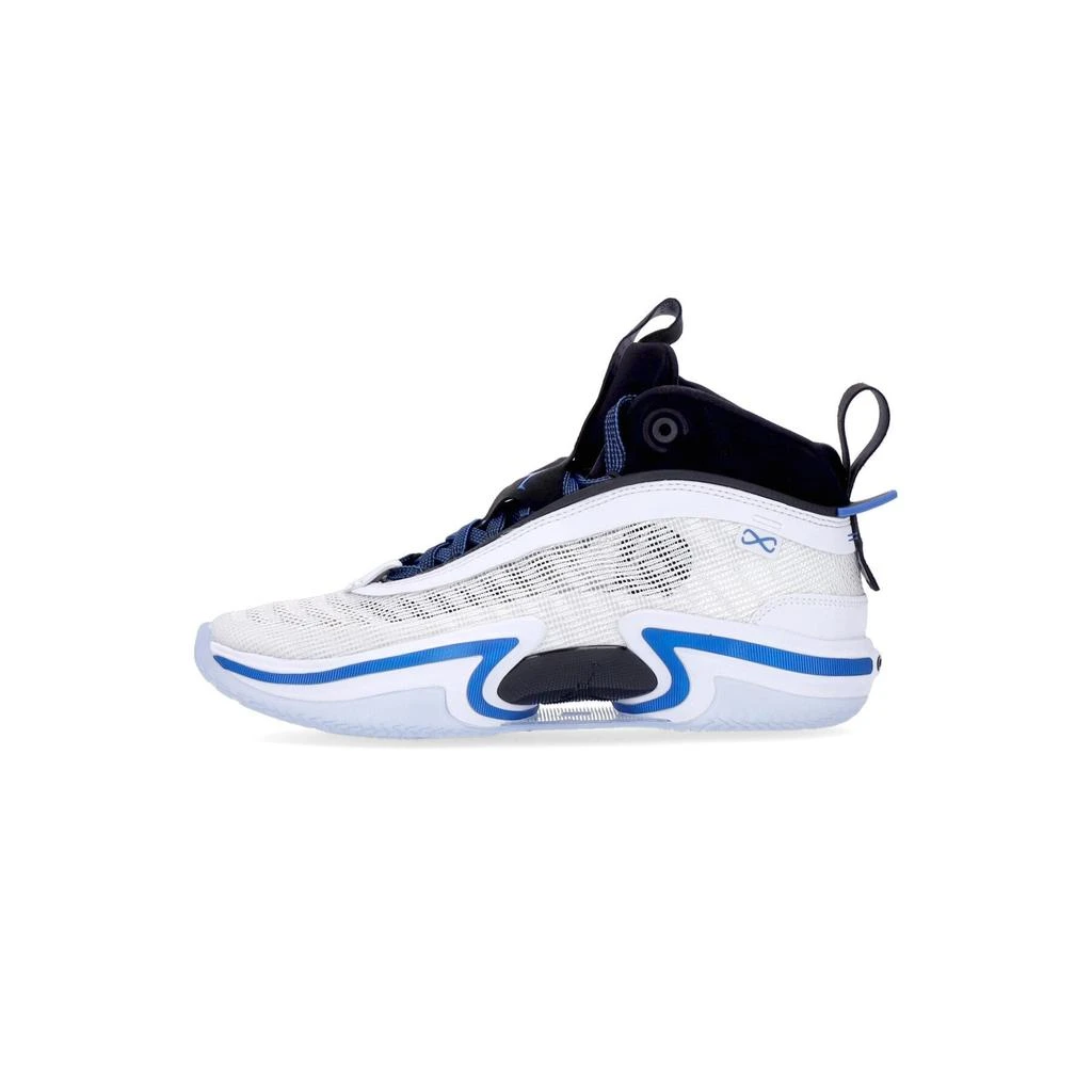 Jordan Men\'s White and Black Athletic Shoes with Blue Accents Nike Men main image 4