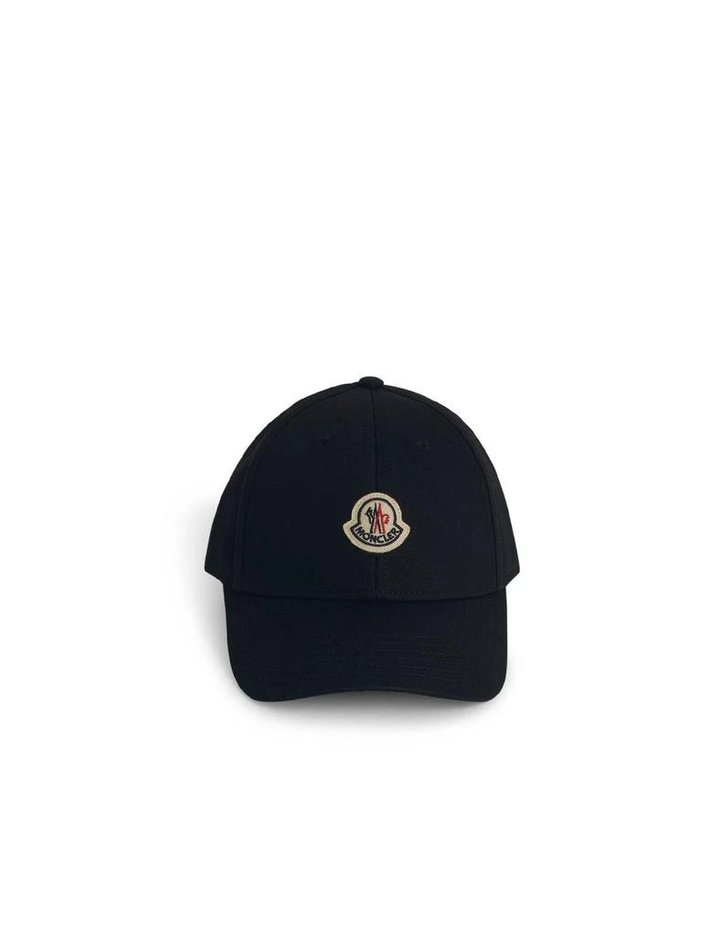 Moncler Moncler Logo Patch Curved Peak Cap