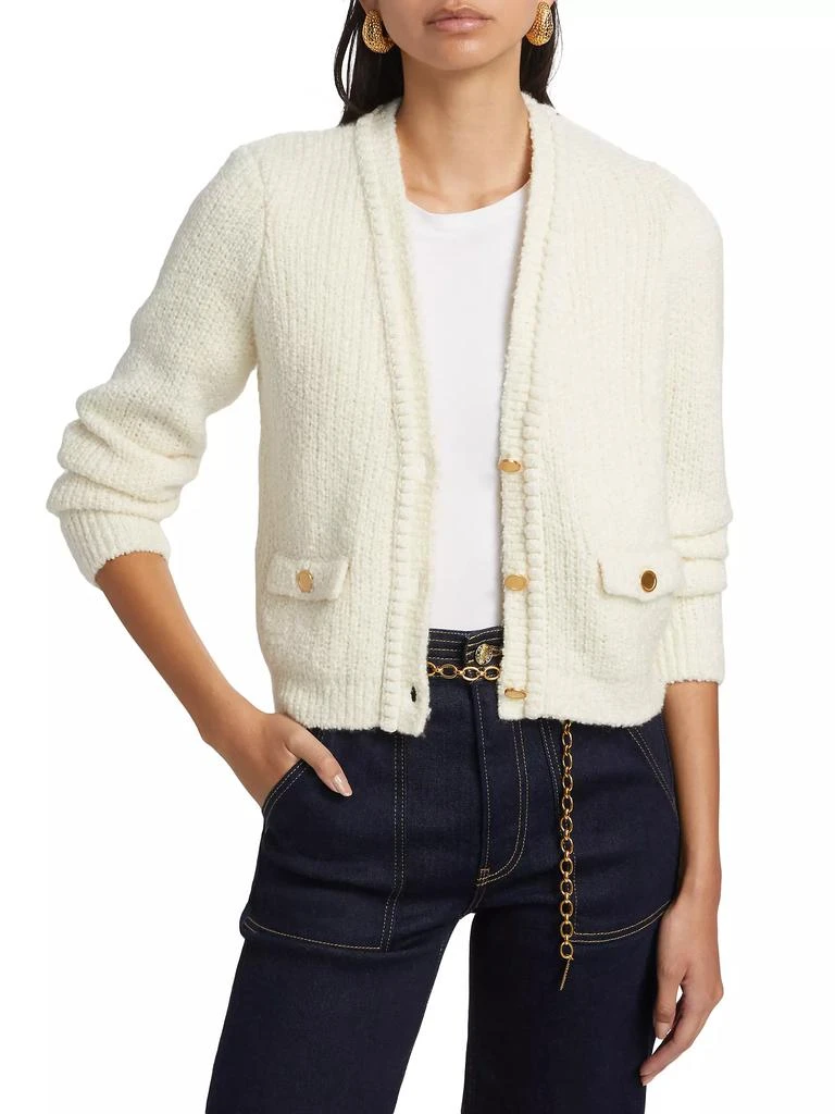 Frame Double Pocket Crop Cardigan 3