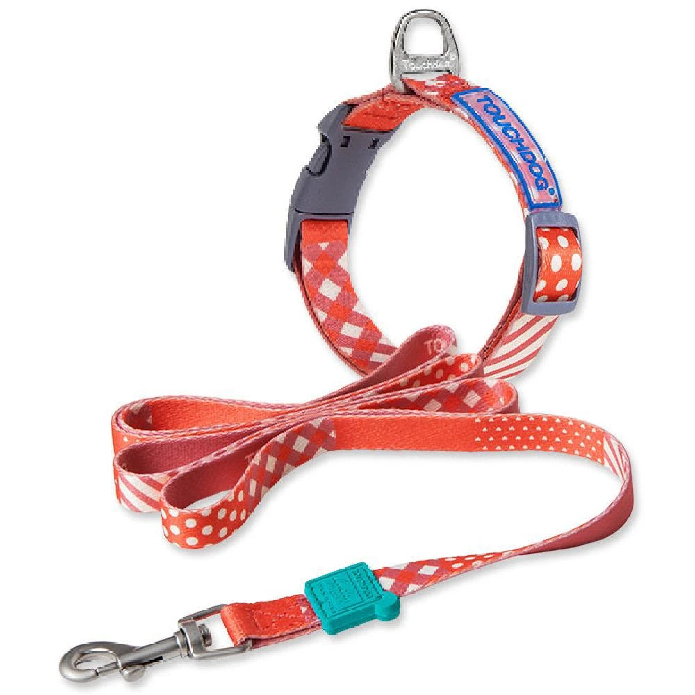Touchdog Touchdog 'Trendzy' 2-in-1 Matching Fashion Designer Printed Dog Leash and Collar 4