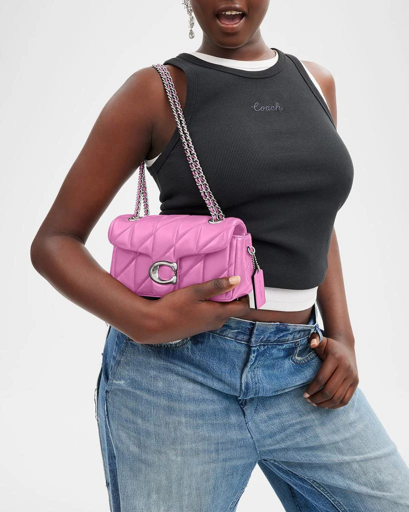 Coach Tabby 20 Quilted Leather Shoulder Bag with Chain 6