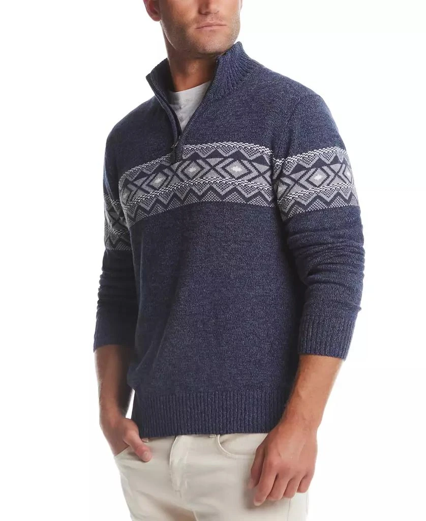 Weatherproof Vintage Men's Southwest Quarter-Zip Sweater 3