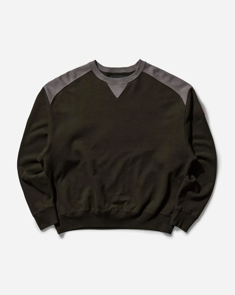 Cav Empt Men's Panel Shoulder Crewneck Sweatshirt Black 1