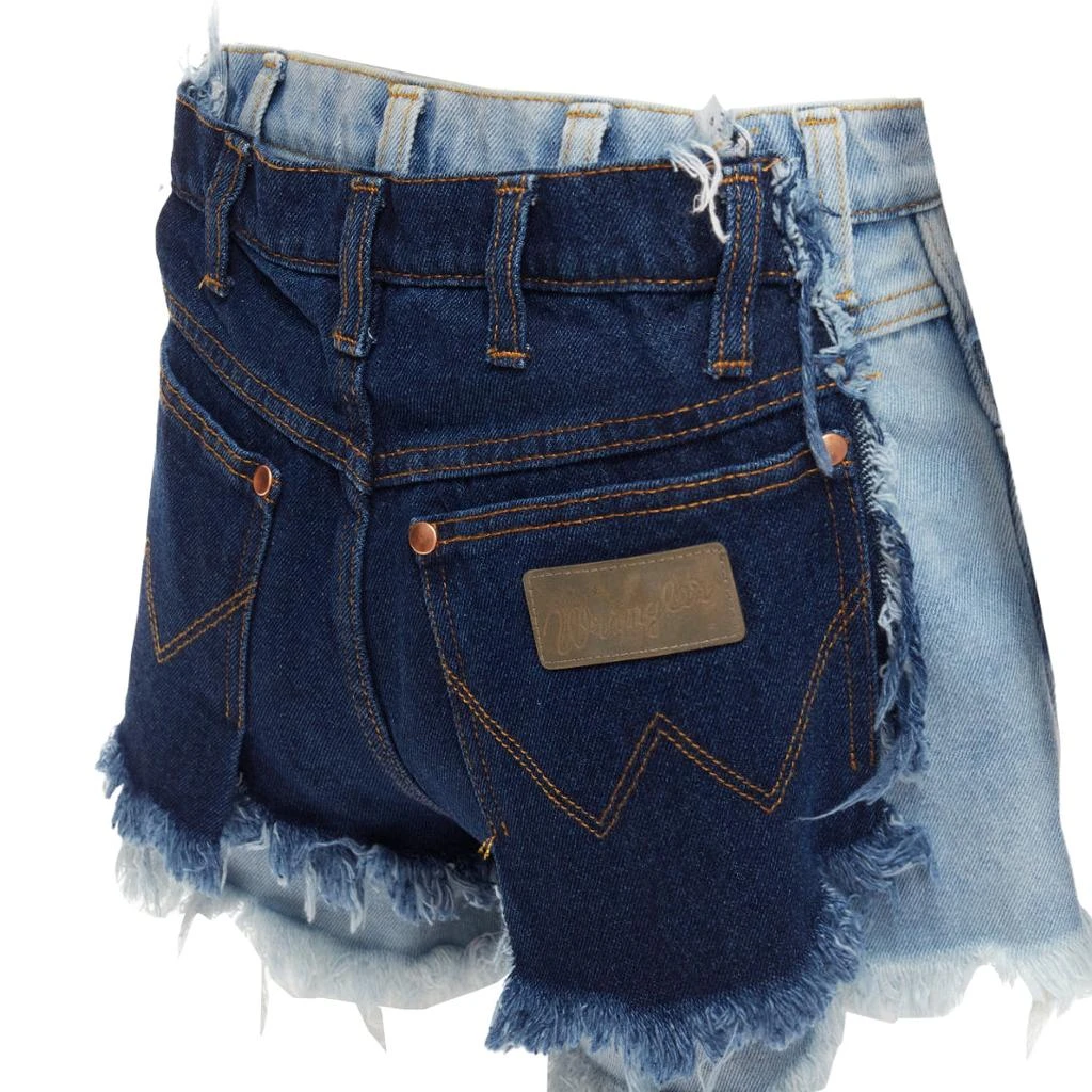 Natasha Zinko deconstructed double denim shorts 2