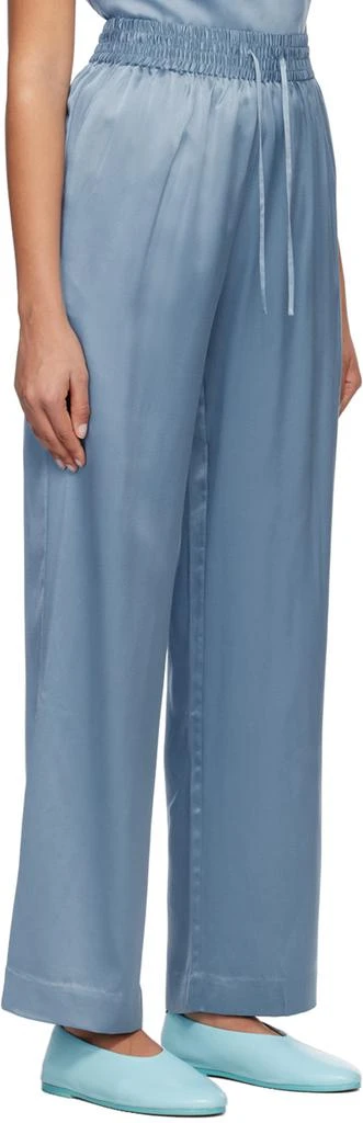 Loulou Studio Blue Soma Lounge Pants 2