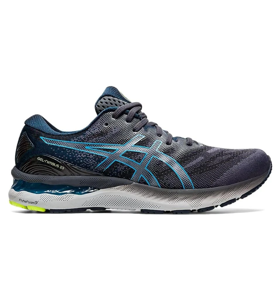 ASICS Men's Gel Nimbus 23 Running Shoes - D/medium Width In Carrier Grey/digital Aqua 1