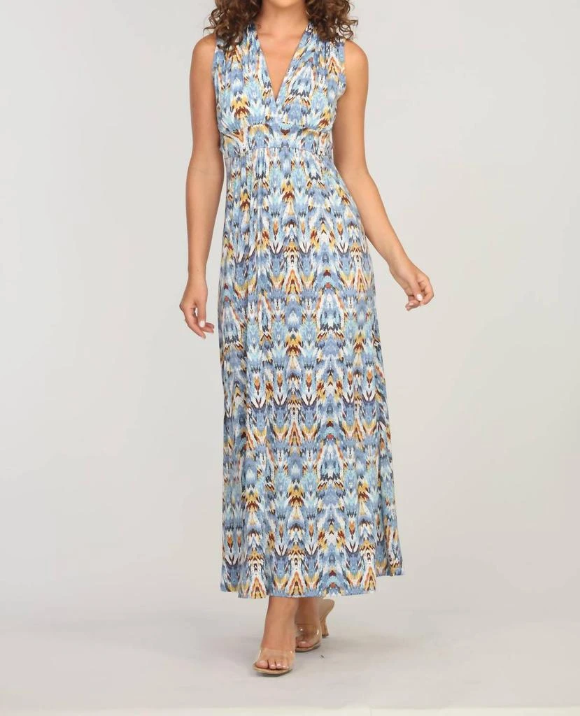 Veronica M Katryna Maxi Dress In Multi Color 1