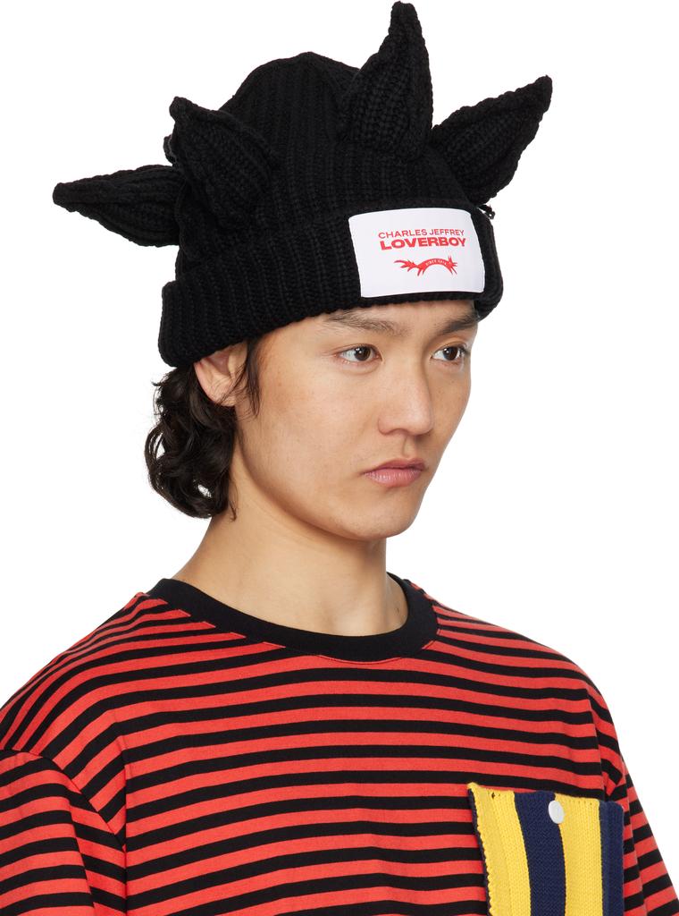 Charles Jeffrey Loverboy Black Berserker Beanie