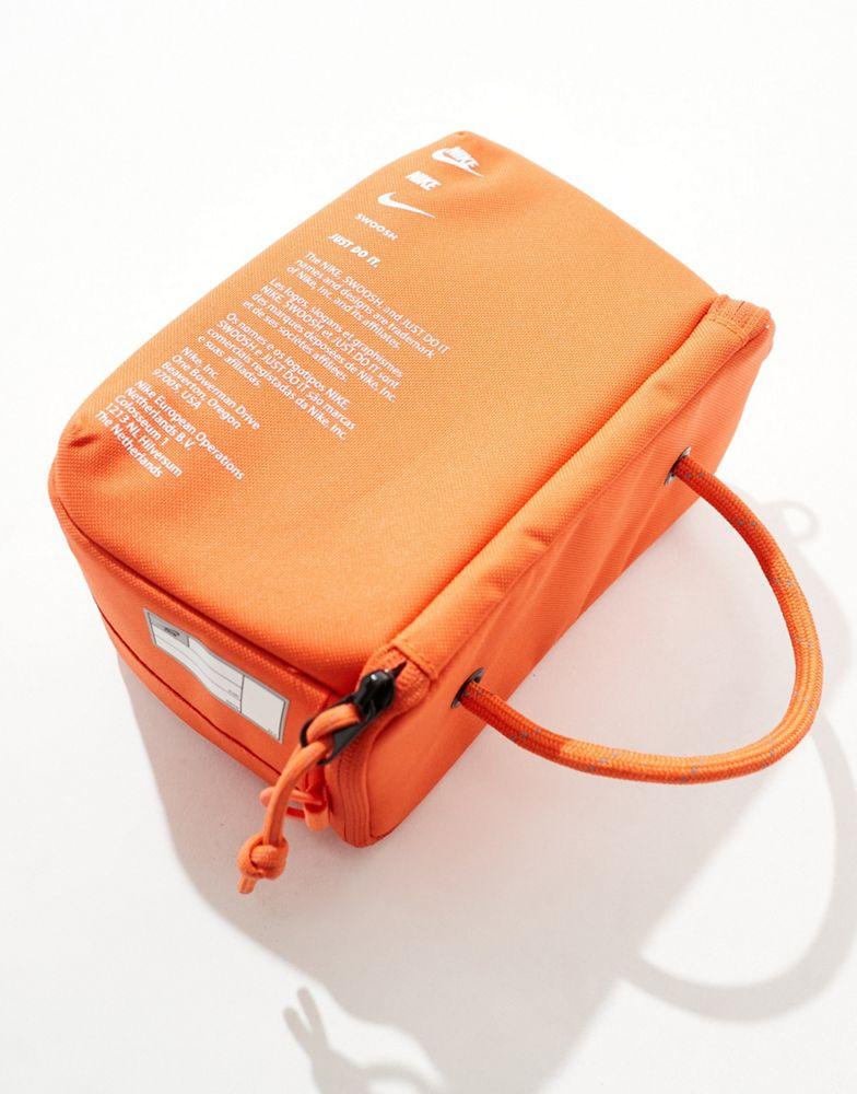 Nike Nike mini shoebox crossbody bag in orange