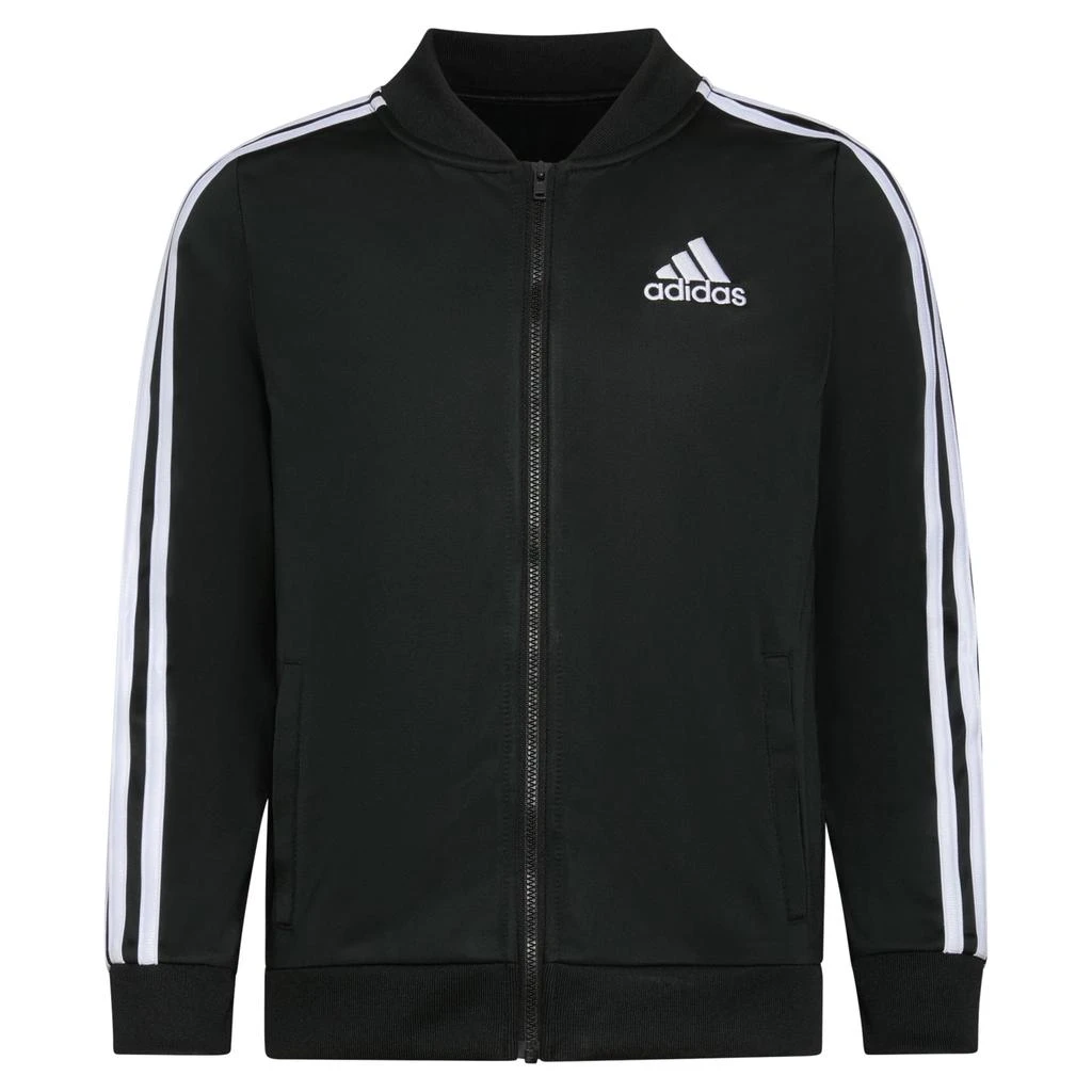 Adidas adidas girls Zip-Up Tricot Track Jacket Warm-Up Bomber