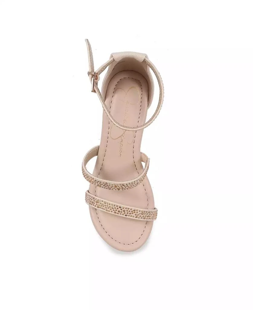Jessica Simpson Little and Big Girls Asha Karli Dress Wedge Sandals 7