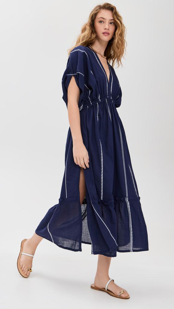 LEMLEM Nunu Plunge Neck Dress
