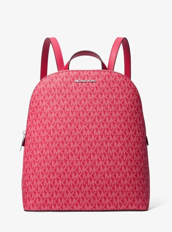 Michael Kors Cindy Large Signature Logo Backpack 1