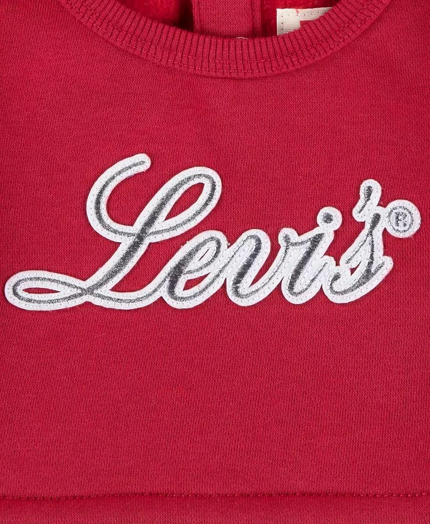 Levi's Infant Girls Sparkle Crew and Jeans, 2-Piece Set 5