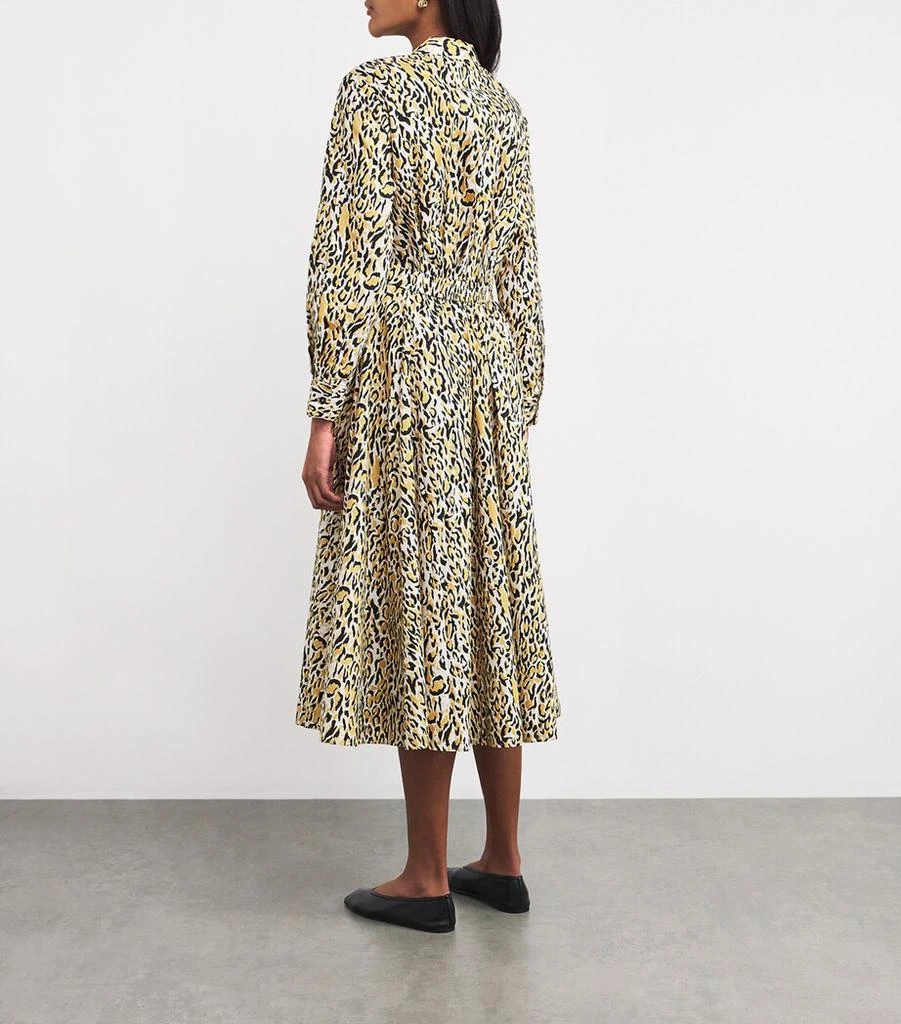 Maje Leopard Print Midi Dress 3