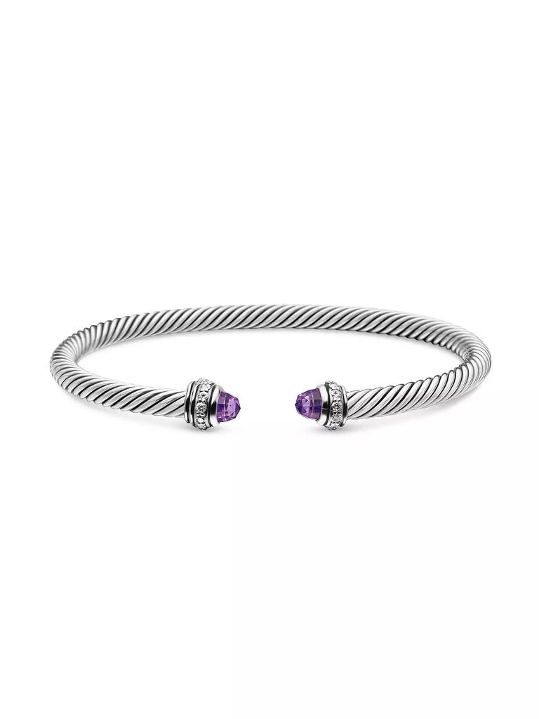 David Yurman Cable Classics Color Bracelet with Pavé Diamonds 3