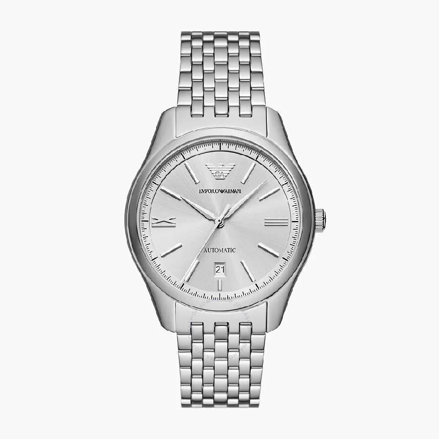 Emporio Armani Automatic Silver Dial Men's Watch AR60076