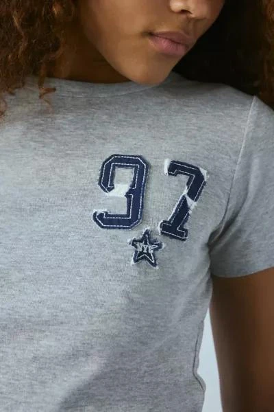 Urban Outfitters 97 NYC Applique Graphic Baby Tee 2
