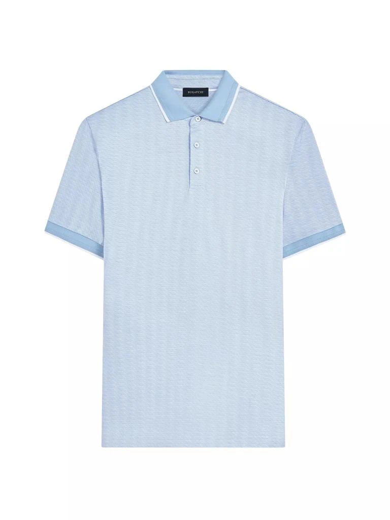 BUGATCHI 3-Button Cotton-Blend Polo Shirt 1