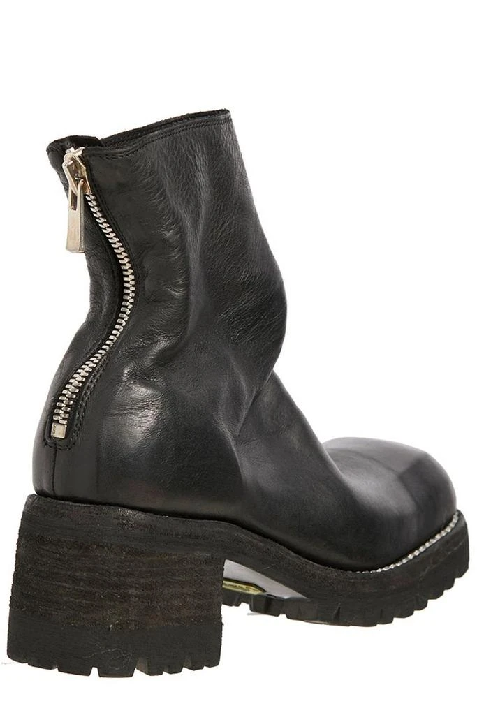 guidi Guidi Back Zip Squared-Toe Boots 4