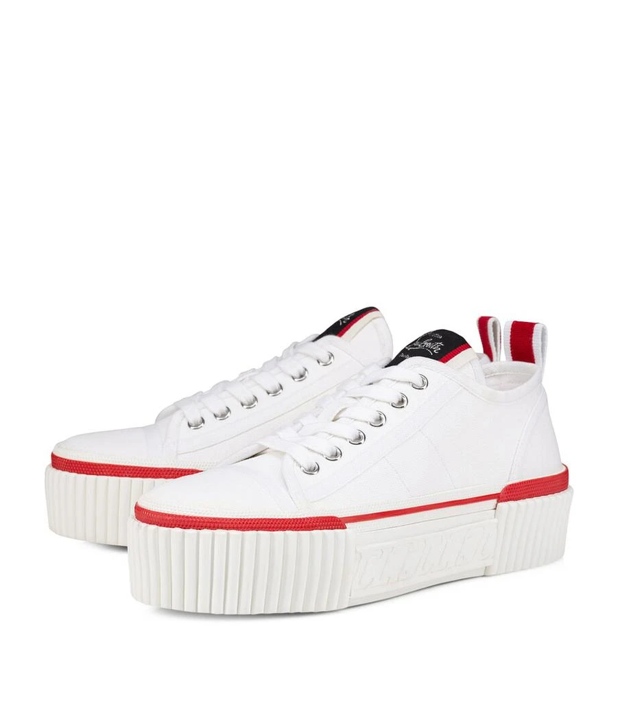 Christian Louboutin Super Pedro Flatform Sneakers 40 4