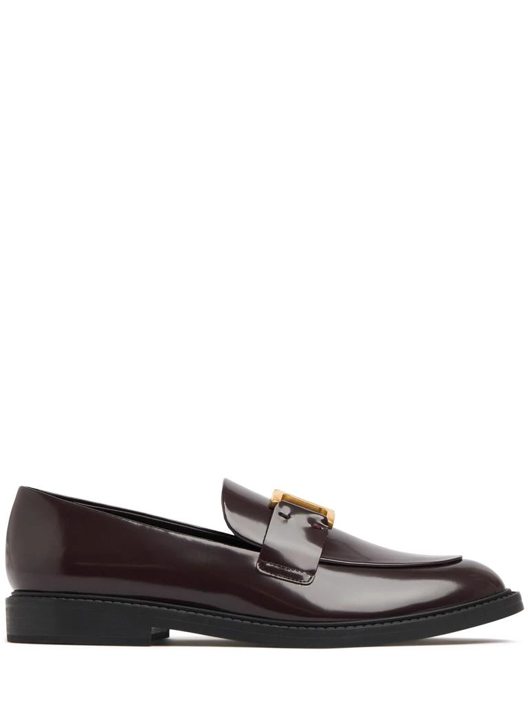 Chloé 10mm Marcie Brushed Leather Loafers 1
