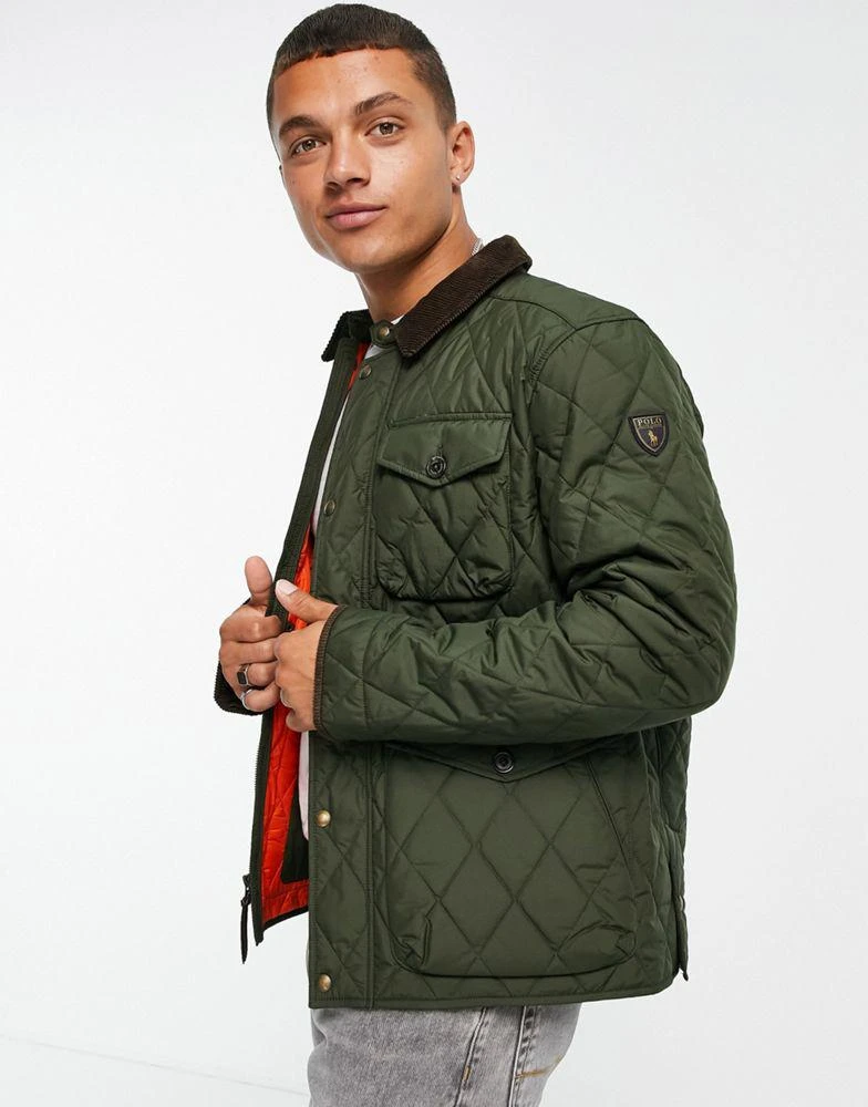 Ralph Lauren Polo Ralph Lauren Beaton lined quilted field jacket in green 1