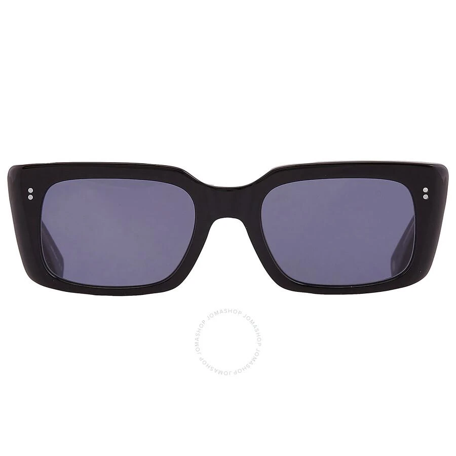 GARRETT LEIGHT GL 3030 SUN Semi-Flat Navy Rectangular Sunglasses 2126 BK/SFNVY 49 1