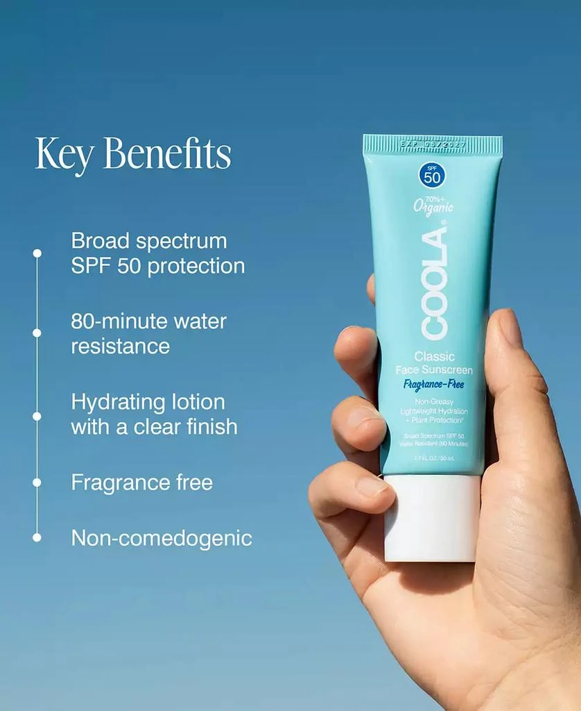 Coola Classic Face Sunscreen Lotion SPF 50, 0.85 oz. 4