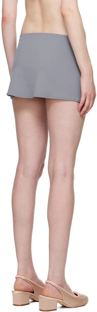 GUIZIO Gray Micro Miniskirt 3