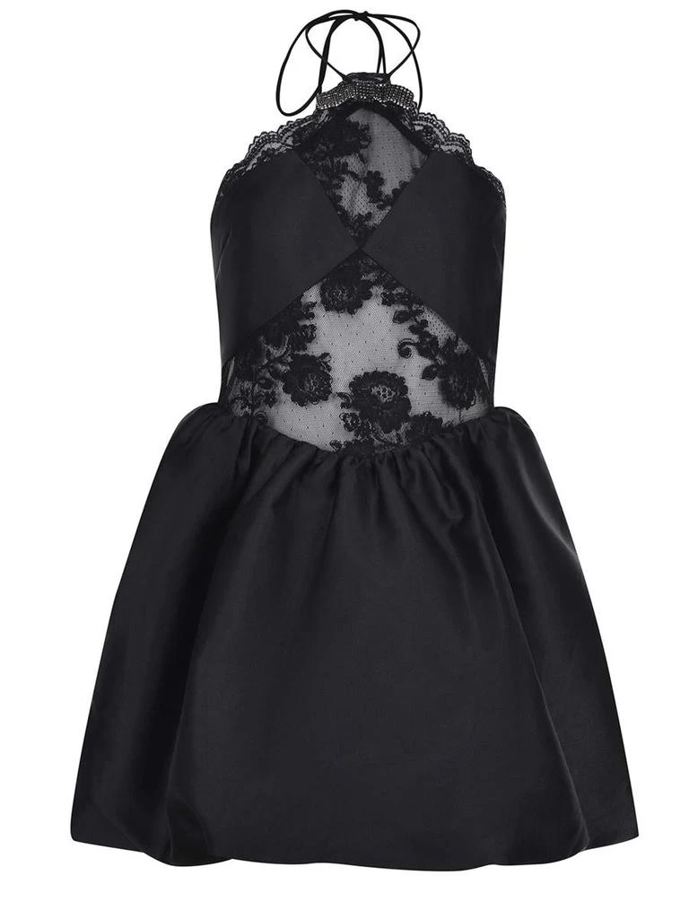 mens black tie dress Self Portrait Black Azaelea Lace Mini Dress main image 1