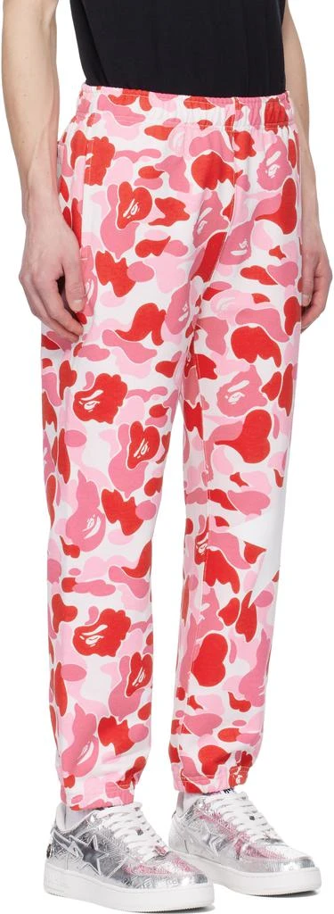Bape Pink ABC Camo Sweatpants 2