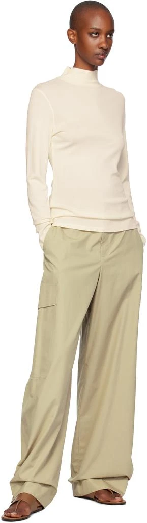 La Collection Beige Stein Trousers 4