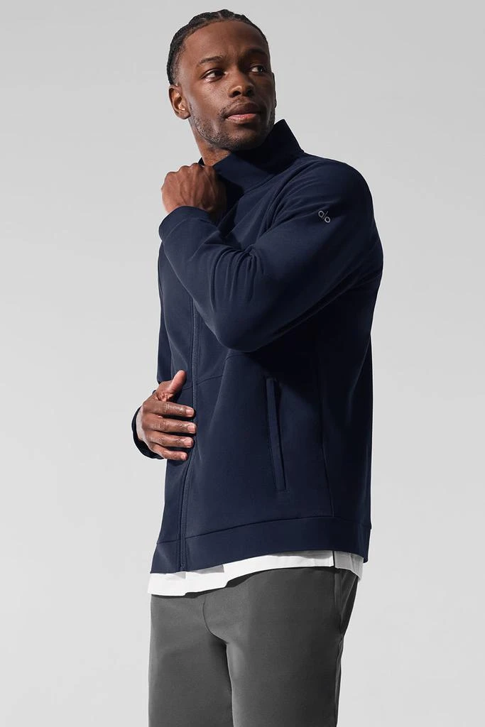 Alo Conquer Max Mock Neck Full Zip - Navy 5