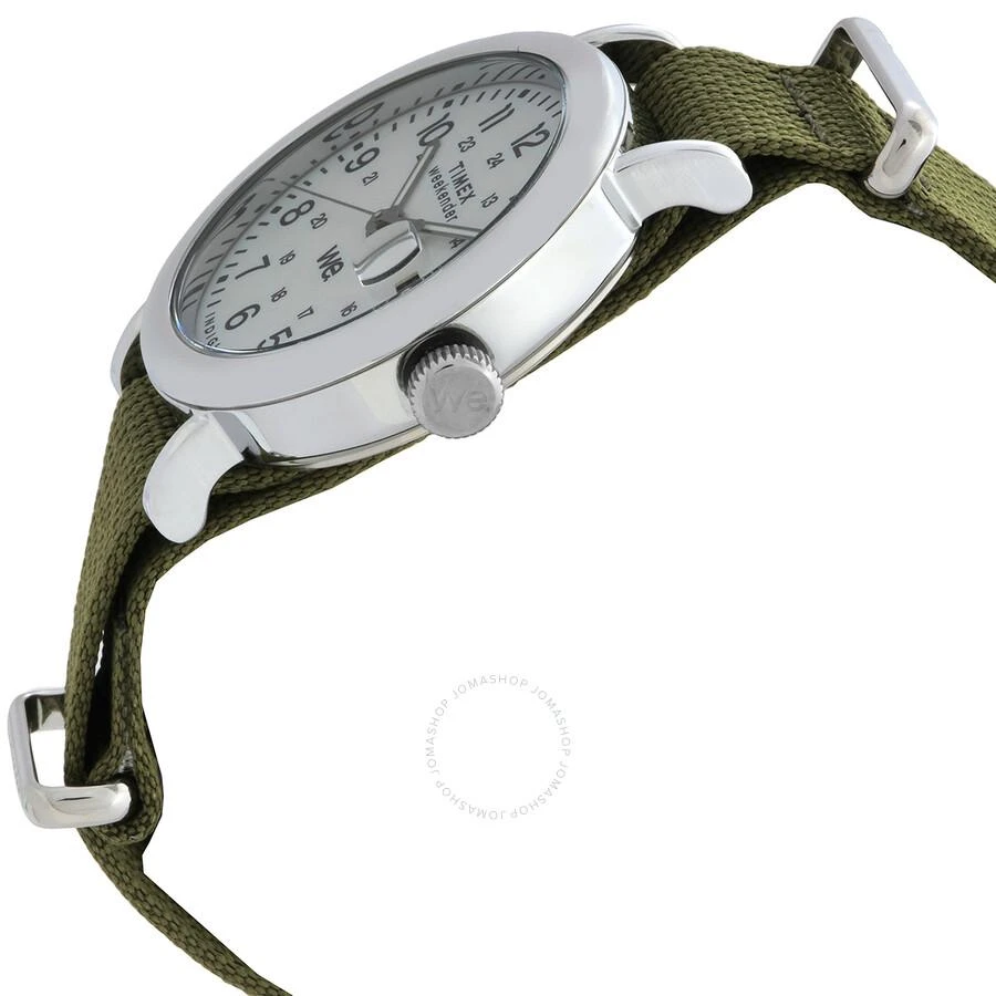 Timex Weekender Quartz White Dial Unisex Watch TW2W85600 2