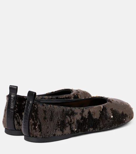 JW Anderson Sequined ballet flats 2