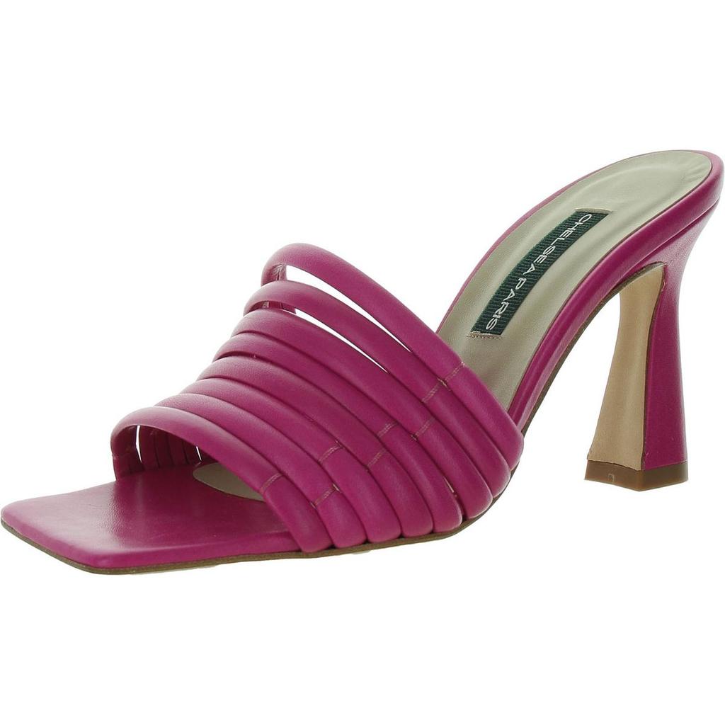 Chelsea Paris Ace Womens Leather Slip On Block Heel