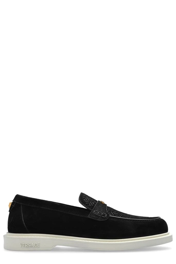 Versace Versace Round-Toe Slip-On Loafers 1