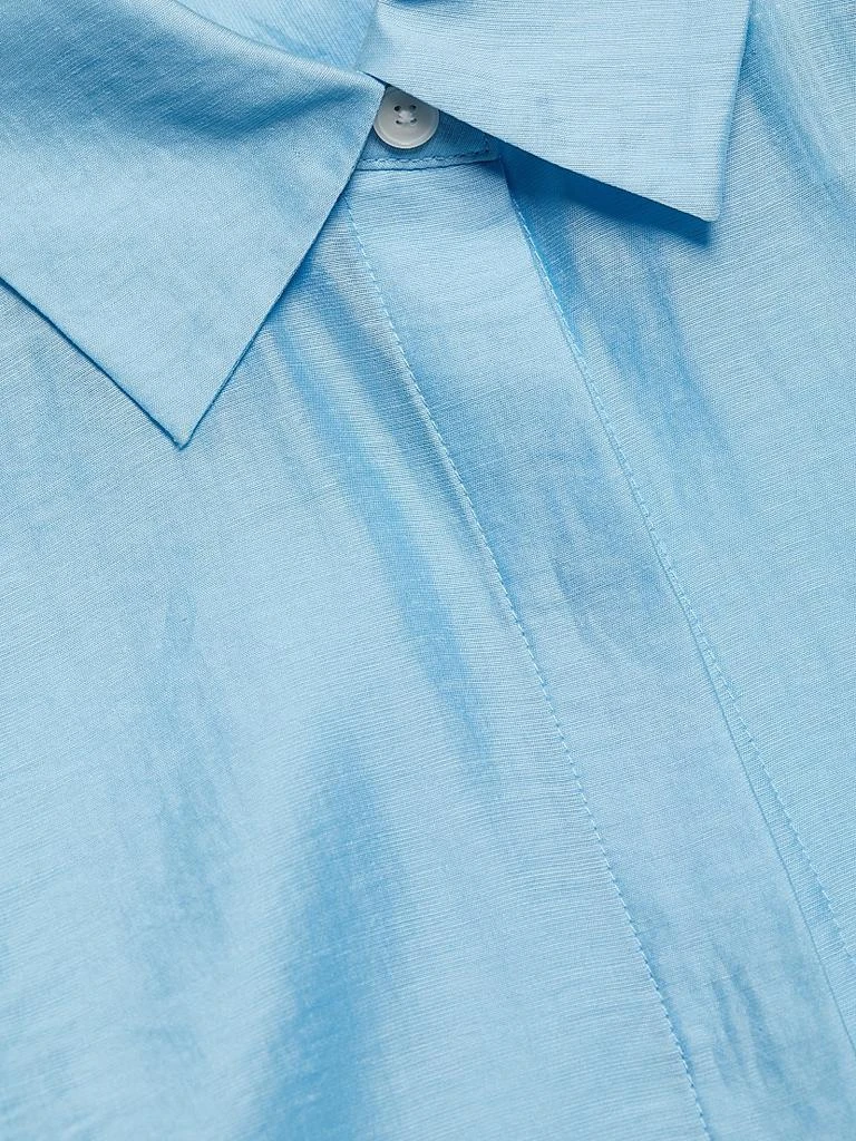 Derek Lam Juni Satin Balloon-Sleeve Blouse 7