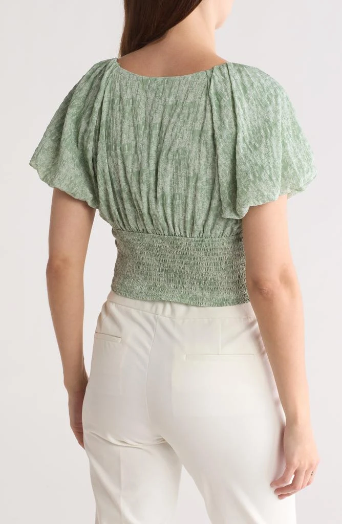 Lush Textured Ruched Top 2